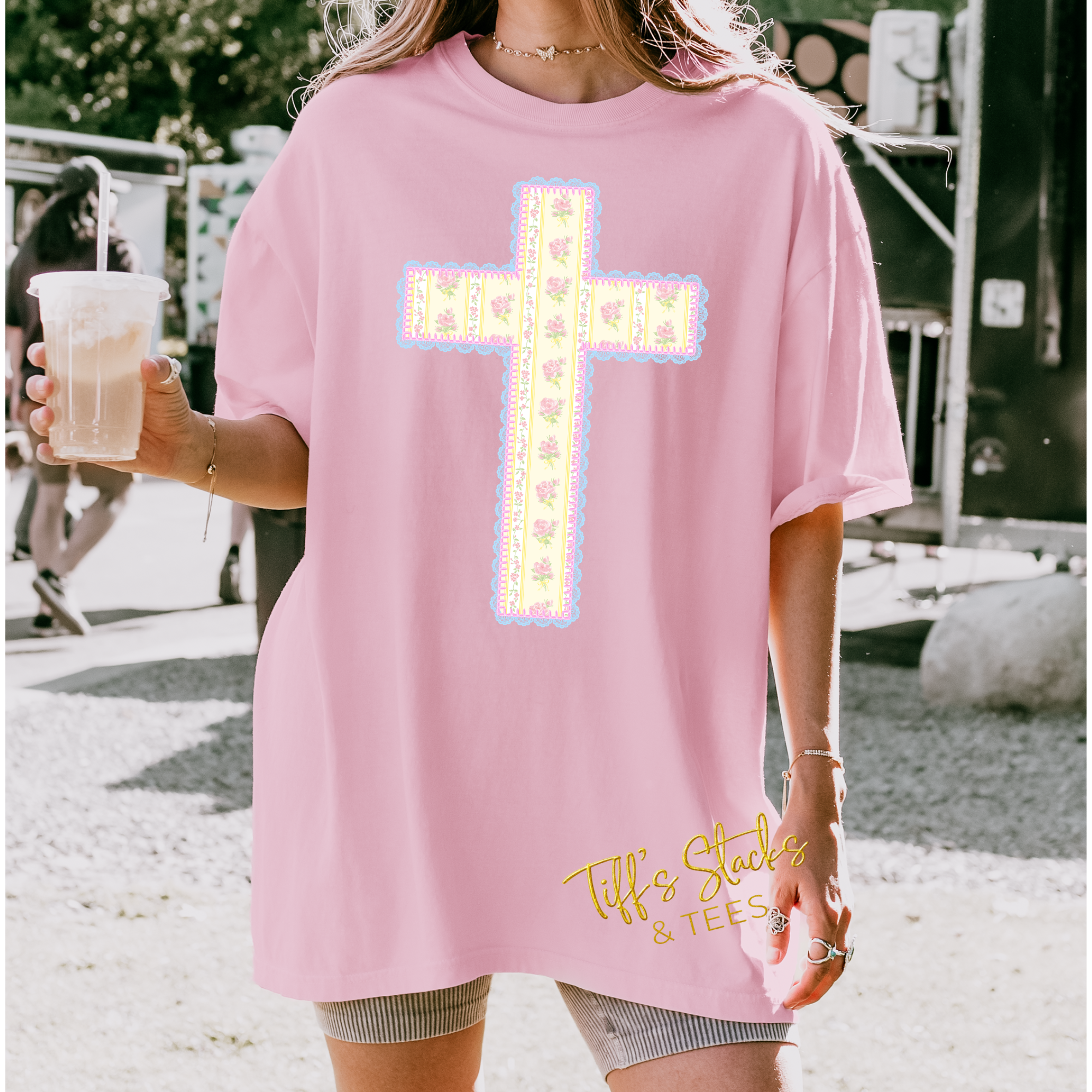 Cross Fancy Floral