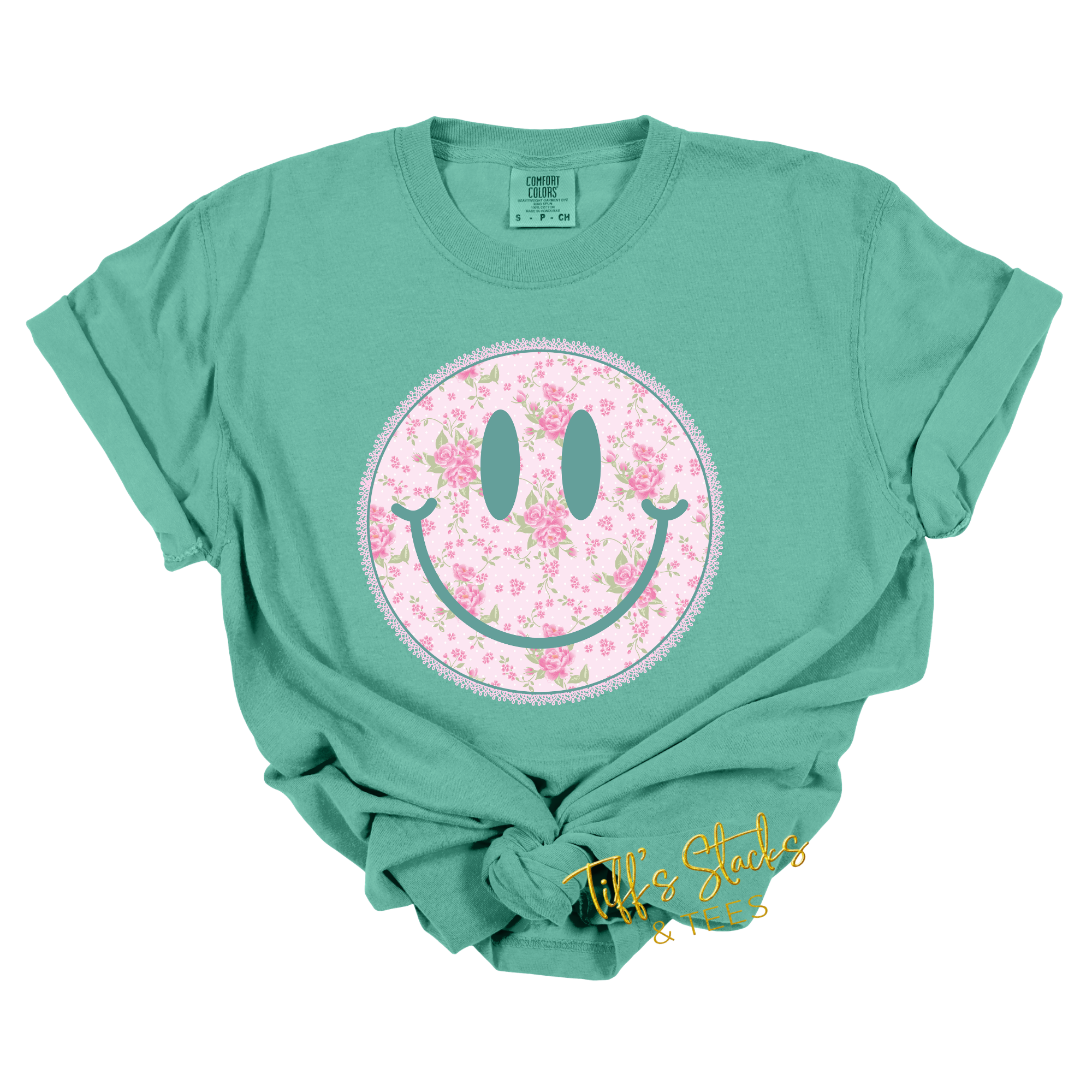 Smiley Face Fancy Floral