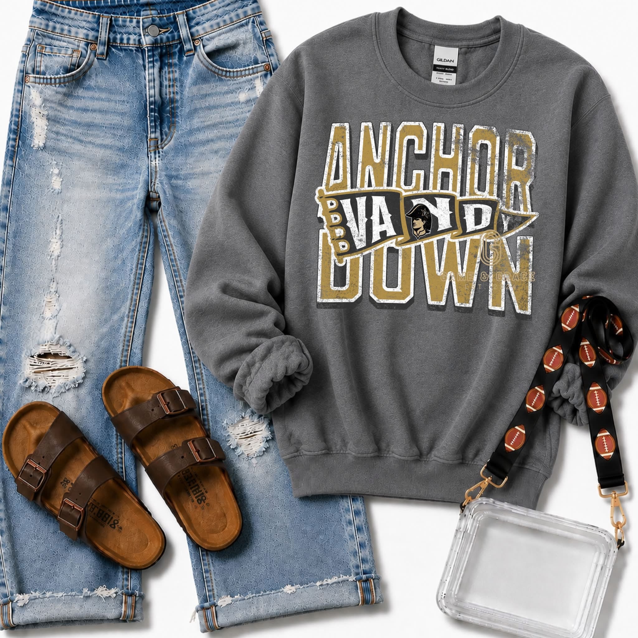 Anchor Down Vandy Pennant