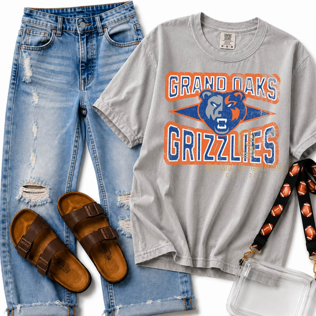 Grand Oaks Grizzlies Retro Vibes