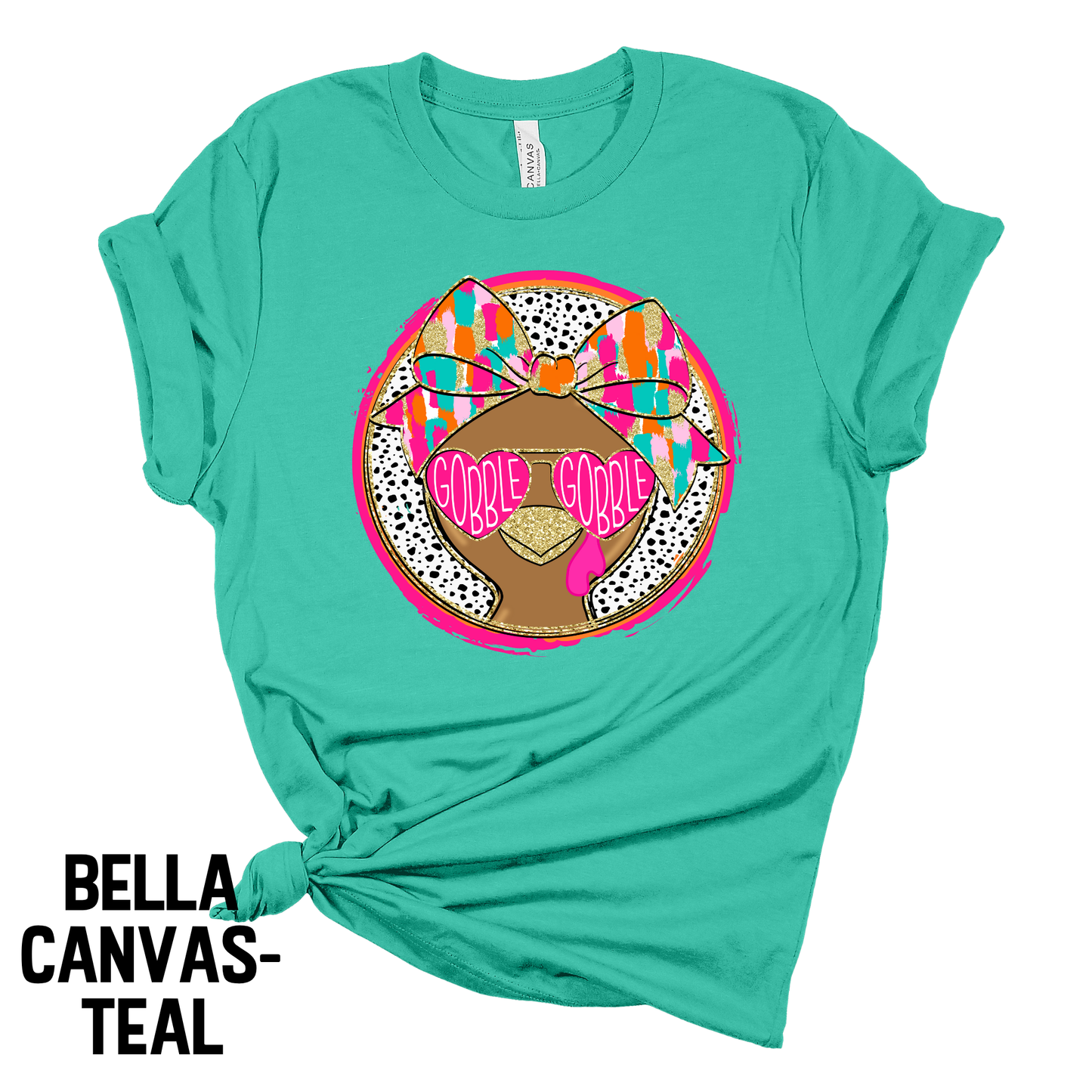 Turkey Girl w/ Gobble Sunglasses Youth