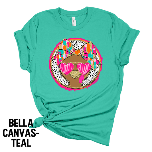 Turkey Girl w/ Gobble Sunglasses Youth