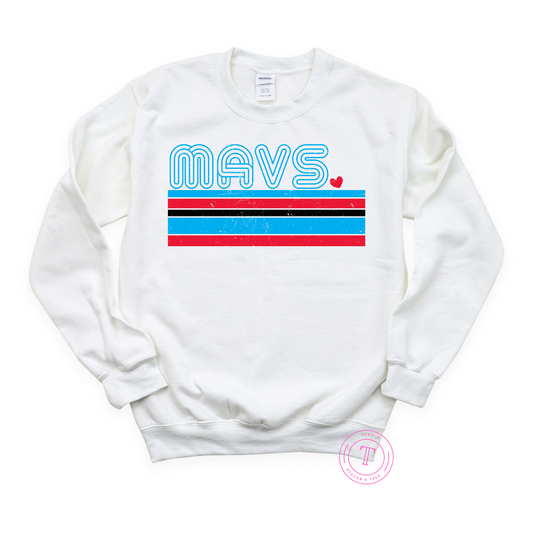 MAVS Retro Stripe w/ Heart
