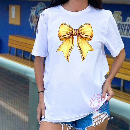 Softball Coquette Bow
