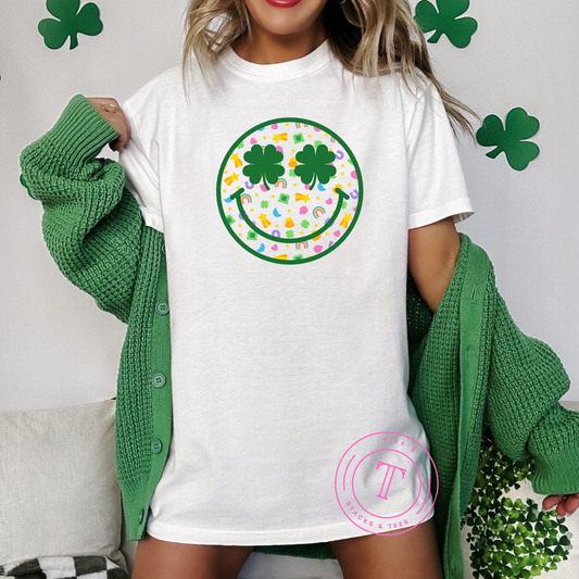 St. Patrick's Day Lucky Charms Smiley Face Youth