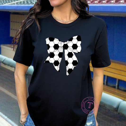 Soccer Coquette Bow