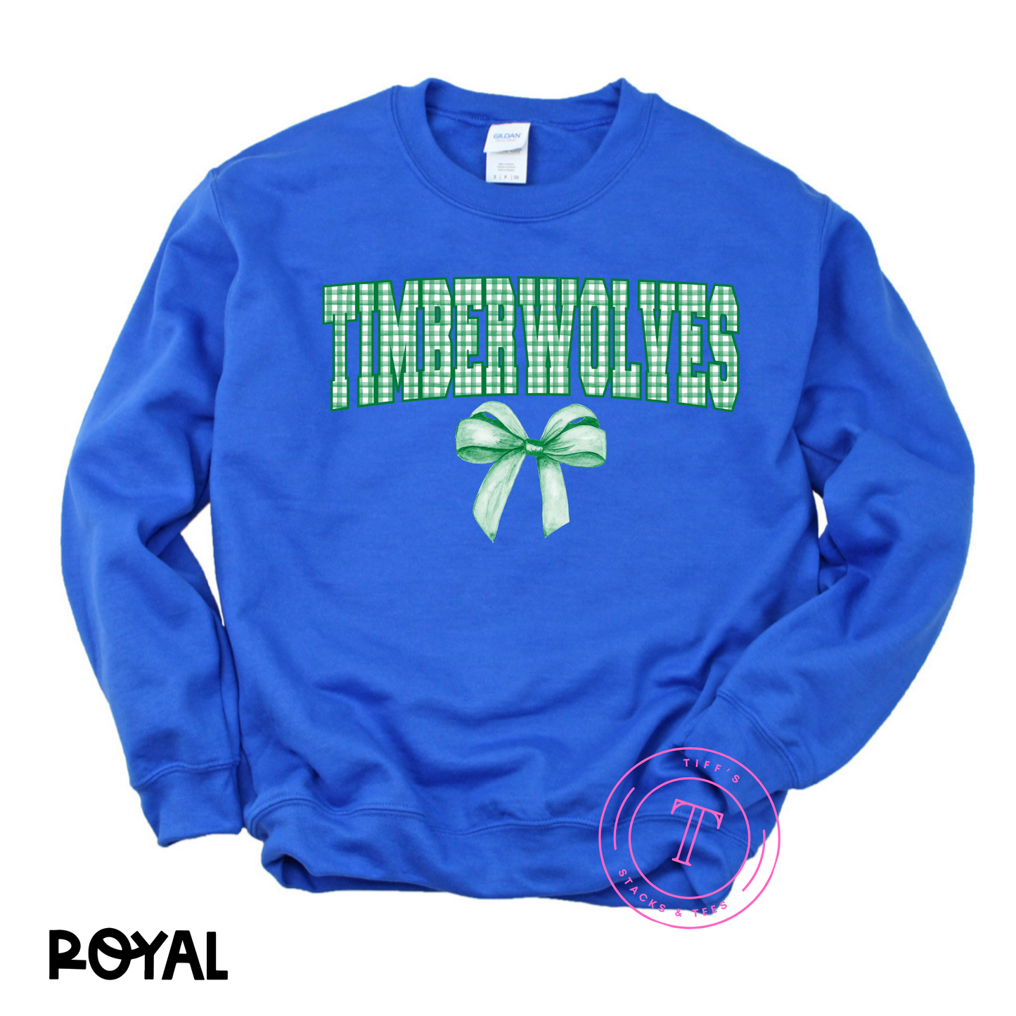 Timberwolves Gingham Coquette Youth