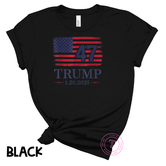 Trump Inauguration Day American Flag