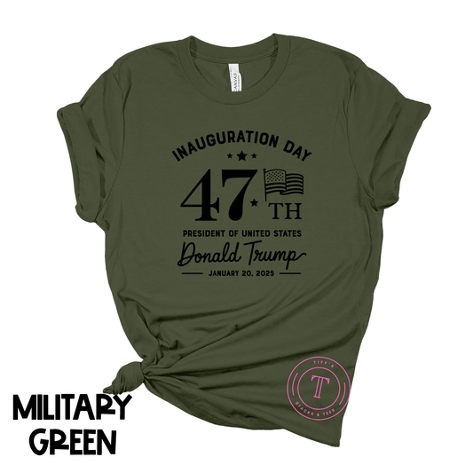 Trump Inauguration Day Black Print