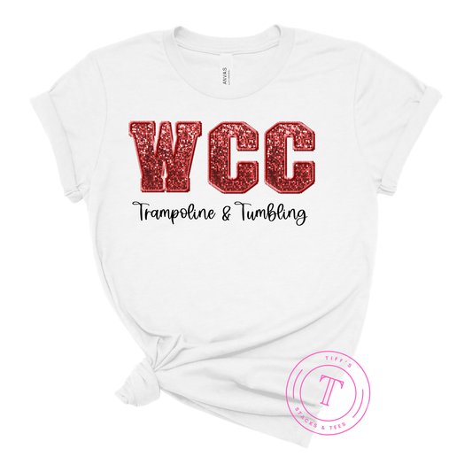 WCC Trampoline & Tumbling Faux Glitter Youth