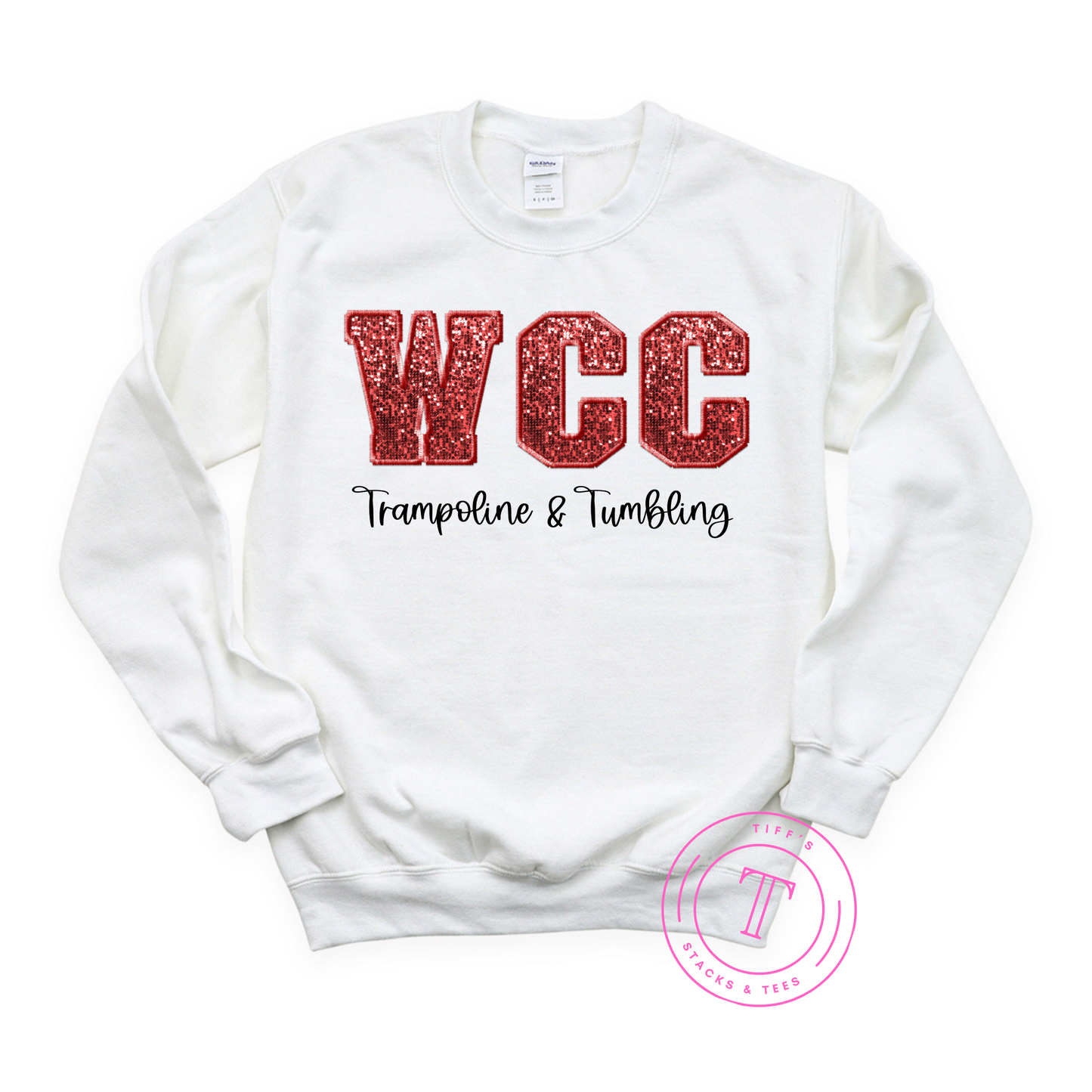 WCC Trampoline & Tumbling Faux Glitter Youth