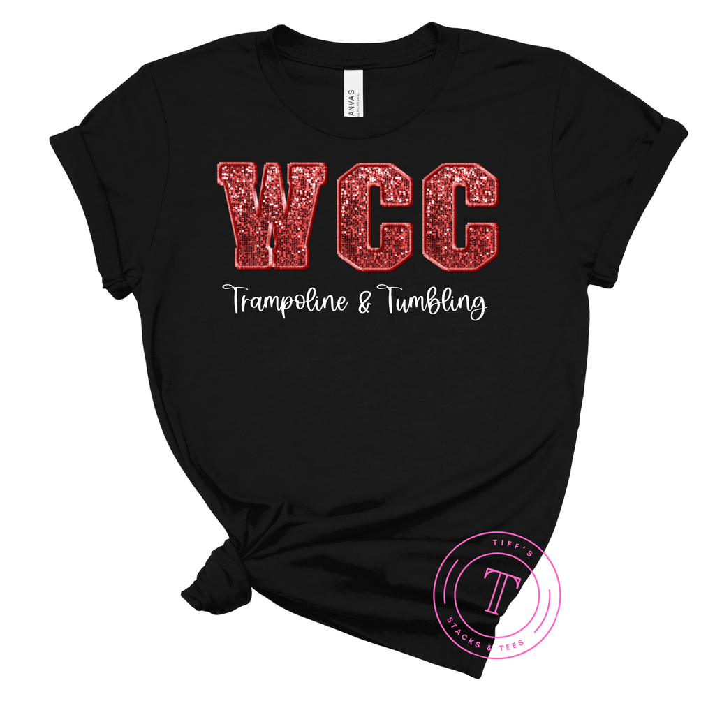 WCC Trampoline & Tumbling Faux Glitter