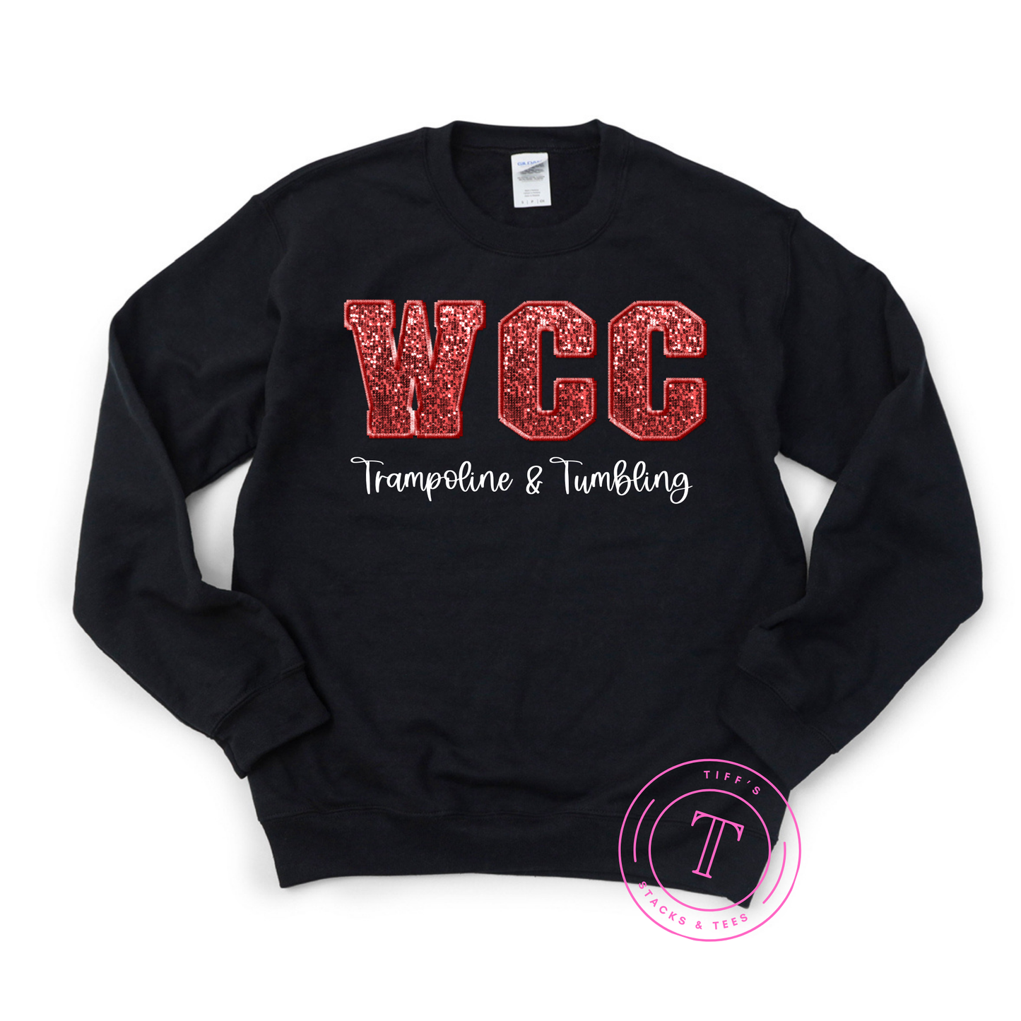 WCC Trampoline & Tumbling Faux Glitter Youth