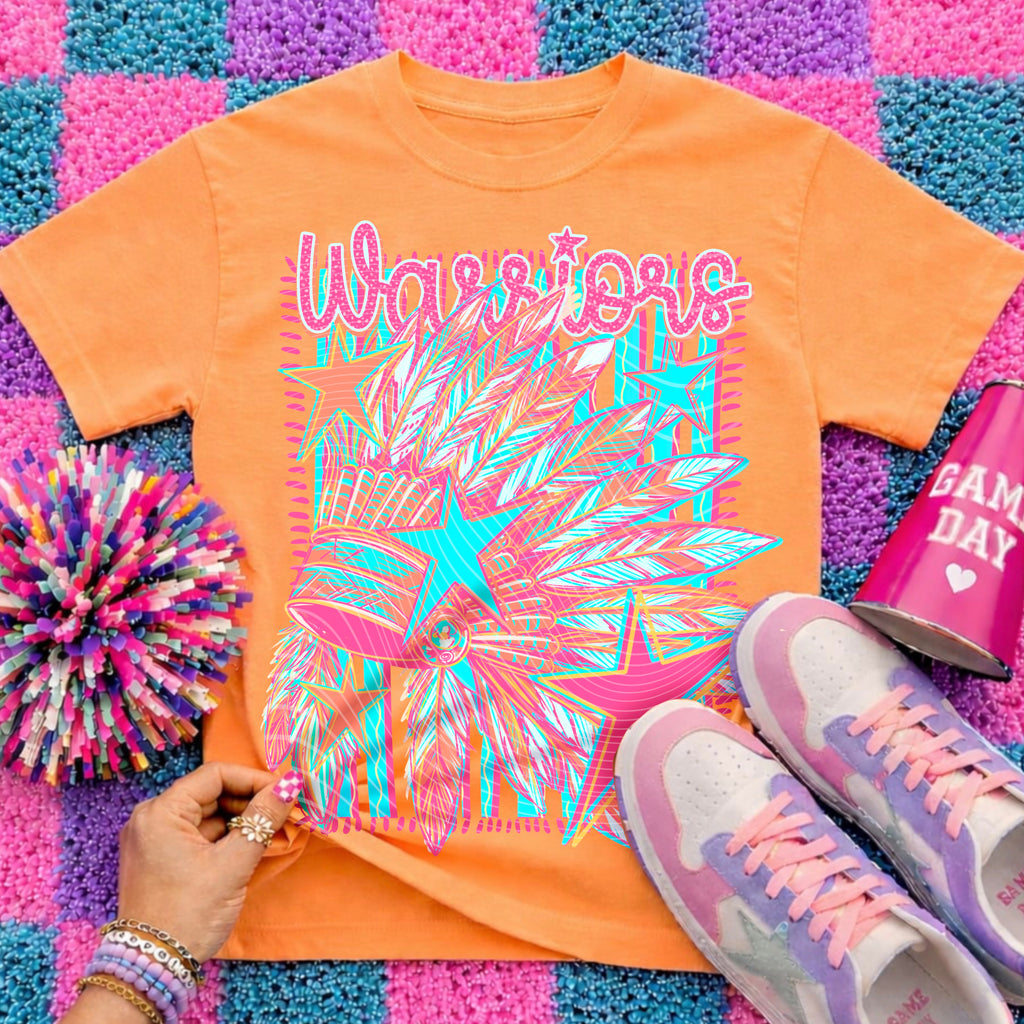 Warriors Neon Preppy Striped