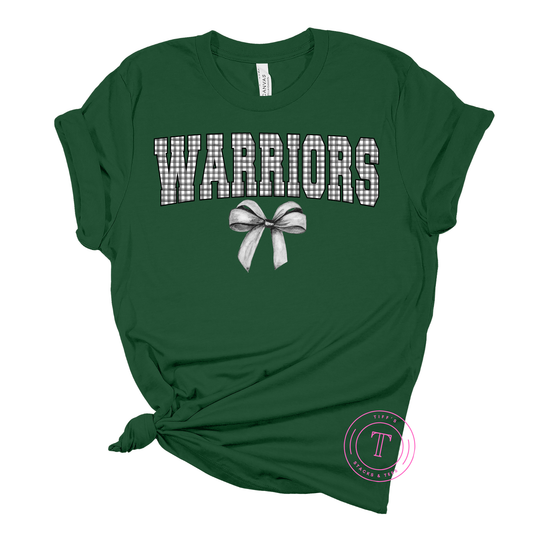 Warriors Checkered Coquette Youth